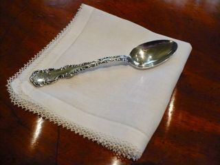 Antique Louis Xv Whiting Sterling Silver Tea Spoon 5 3/4 " 1891 1.  02 Oz.  29.  1 G