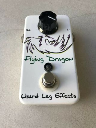 Lizard Leg Flying Dragon - Transparent Boost Pedal Very Rare & Out Of Production