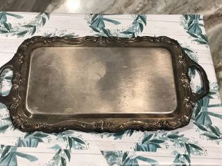 VINTAGE F.  B.  ROGERS SILVER COMPANY Tray with Handles 2
