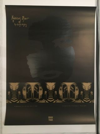 Mazzy Star She Hangs Brightly 1990 Rough Trade Litho/screen Poster Rare