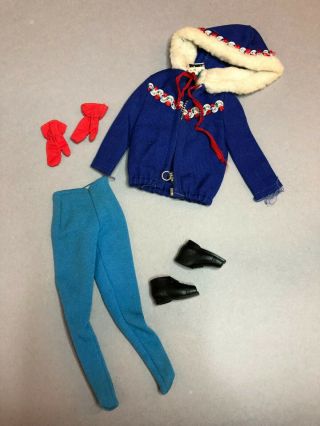 948 Ski Queen 1963 Winter Outfit For Your Vintage Barbie Doll