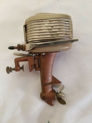 Vintage 1950s Rare Water Sprite Toy Outboard Motor Mercury Styling