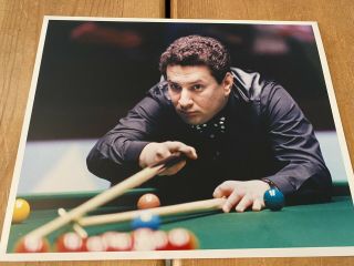 Tony Drago Snooker 10x8 Press Photo.  Authentic Press Image.  Rare