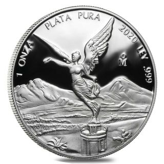 Mexico 2020 Proof Libertad 1 Oz Silver Rare Low Mintage