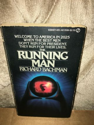 Running Man,  Stephen King,  Us First Ed,  Rare Collectible