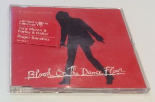 Michael Jackson Red Cd Single Rare Blood On The Dance Floor Minimax Limited Ed
