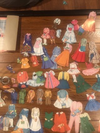 Mary Poppins Magic Paper Dolls 1972 Pre - Owned Vintage Magic Mary 3
