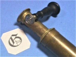 Antique Sealing Wax Stamp Initial " G " – 2 - 3/4”
