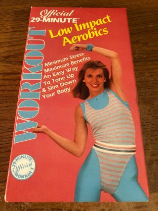 Workout Low Impact Aerobics Vhs Vcr Video Tape Movie Linda Weller Rare