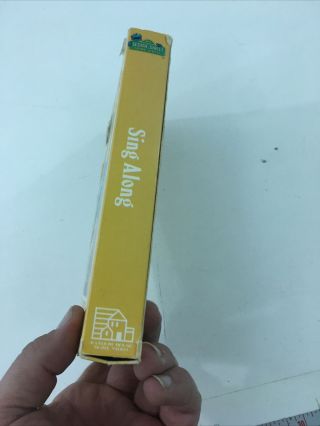 Sesame Street Home Video VHS - Sing Along w Rare Green Tape Shell 3