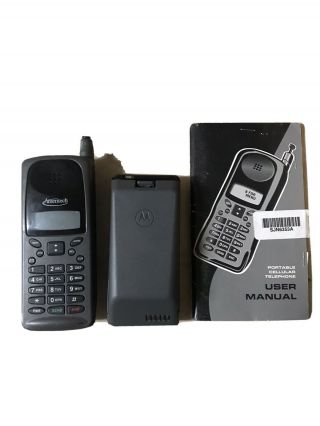 Vintage Motorola Brick Ameritech Cellular Phone 80’s Mod: 34067wndea Rare