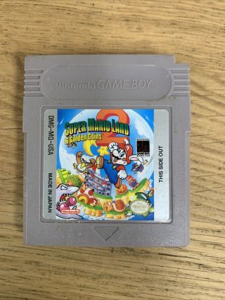 Mario Land 2: 6 Golden Coins (nintendo Game Boy,  1992) Rare