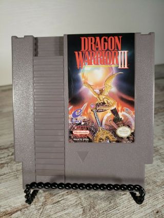 Rare Dragon Warrior Iii 3 (nintendo Entertainment System - Nes) W/handbook