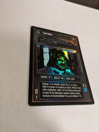 Star Wars Ccg Lord Vader Ultra Rare Foil Reflections Ii