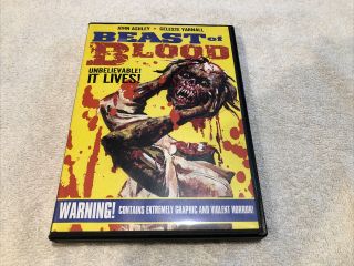 Beast Of Blood,  Rare Oop,  Cult,  Horror (dvd,  2010) Very Good