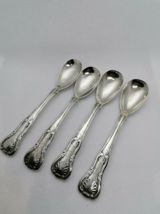 A Rare Set Of 4 Irish Solid Silver Egg Spoons,  Dublin,  1826,  S&g