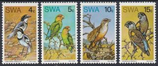 South West Africa 1974 Rare Birds Mnh Cv £17.  00