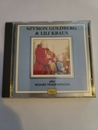 Szymon Goldberg & Lili Krause Play Mozart Violin Sonatas - Cd - Rare