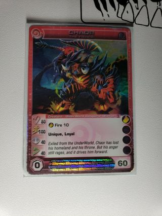 Chaor The Fierce - Chaotic Tcg Forged Unity Ultra Rare