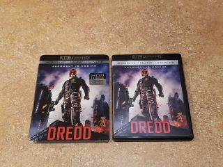 Dredd 4k Ultra Hd 1 Disc Set,  Rare Oop Slipcover Sleeve,  Likenew
