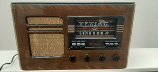 Vintage Antique Rare Rca Victor Tube Radio Mdl T - 60