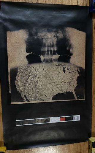 Radiohead Amnesiac 2001 Tour Poster Thom Yorke Stanley Donwood Very Rare Large