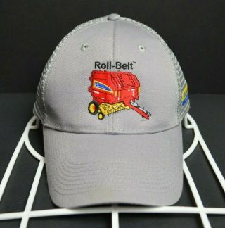 Holland Roll - Belt Hay Baler Cap - One Size Fits Most - Gray - Mesh - Very Rare