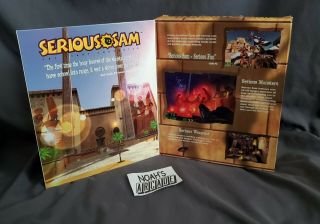 Serious Sam: The First Encounter PC Big Box Game Duke Nukem 3D Doom Quake - RARE 2