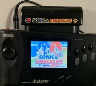 Rare Sonic & Knuckles (sega Genesis,  1997) Authentic Game Cartridge Cart