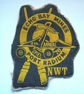Rare Curling Patch - Echo Bay Mines 8th Annual Spiel 