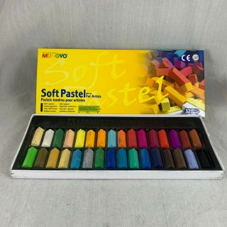 Mungyo Soft Pastel Mps - 32 Mini Pastel For Artists Brilliant Color Set Rare