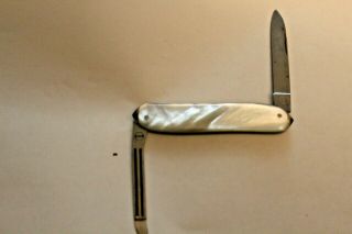 Vintage Antique Remington Folding Pocket Knife Pattern In Pearl 2 Blade