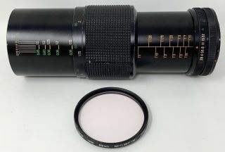 RARE Vintage Vivitar 90mm f2.  8 Auto Telephoto Macro Lens for Canon FD Mount 2