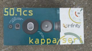 Rare Infinity Kappa 50.  9cs 5 - 1/4 " Component Speaker System Audiophile Sq 1 Pair