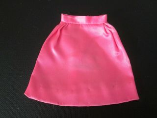 Vintage Mod Barbie: 1866 Movie Groovie Pink Satin Skirt