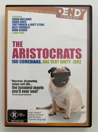 The Aristocrats (dvd) Region 4 Robin Williams Billy Connolly Rare Oop Like