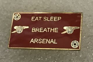 Arsenal Supporter Enamel Badge - Very Rare - Smart & Old - Wear With Pride