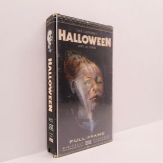 Vhs - Halloween (1978) Rare Lenticular Cover Thx Full Frame Horror