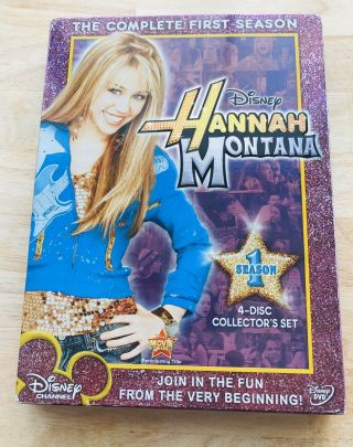 Hannah Montana - The Complete First Season (dvd,  2008,  4 - Disc Set) Season 1 Rare