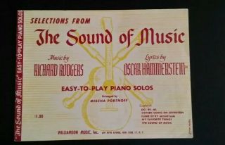 Vintage Selections From The Sound Of Music Easy - To - Play Piano Solos Paperback