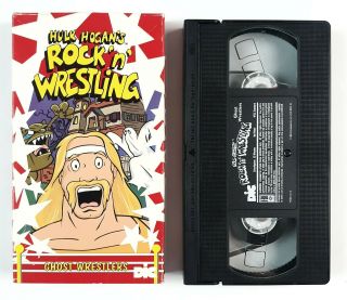 Hulk Hogans Rock N Wrestling: Ghost Wrestlers (vhs,  1985) Rare Wwe Animated
