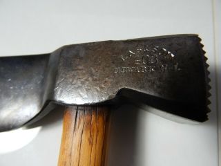 Antique Axe Early 1900 La.  S Sons (sayre) Newark N.  J Lathing Hatchet Bit Tool 403