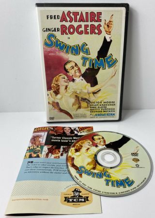 Dvd Swing Time: Fred Astaire Ginger Rogers Victor Moore Rare Oop Da92984
