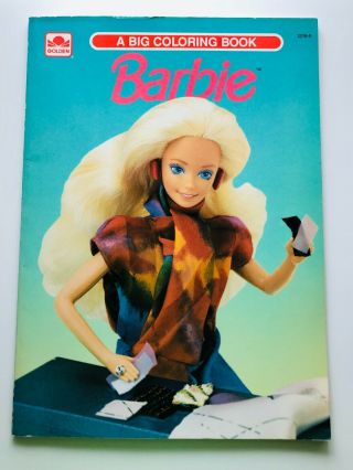 Vintage Barbie - A Big Coloring Book 1991