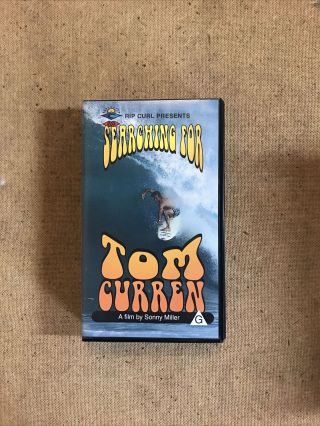 Searching For Tom Curren Surfing Vhs Rip Curl Sonny Miller Surf Film Rare