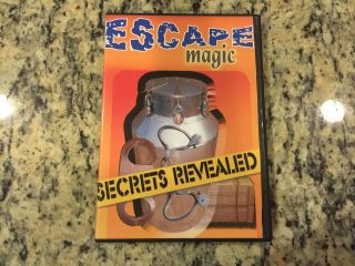 Escape Magic Secrets Revealed Rare Like No Scratches Dvd Tricks Instruction