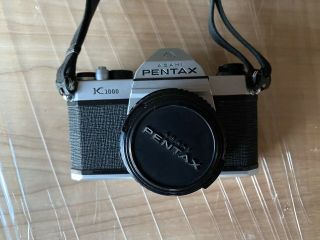 Rare PENTAX K1000 35mm SLR Film Camera w/ Bag & Accessories - Made In Japan 3