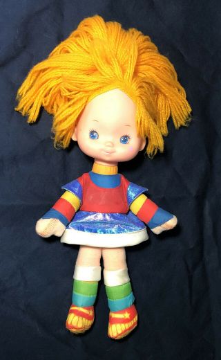 Vintage 1983 Hallmark Rainbow Brite Color Kids Doll 10”