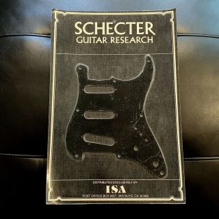Schecter Usa 1977 - 1983 Stratocaster F500t Black Strat Pickguard Ultra Rare