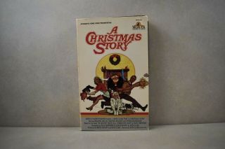 A Christmas Story Vhs Mgm/ua,  Rare Big Box,  Vintage 1984 Version